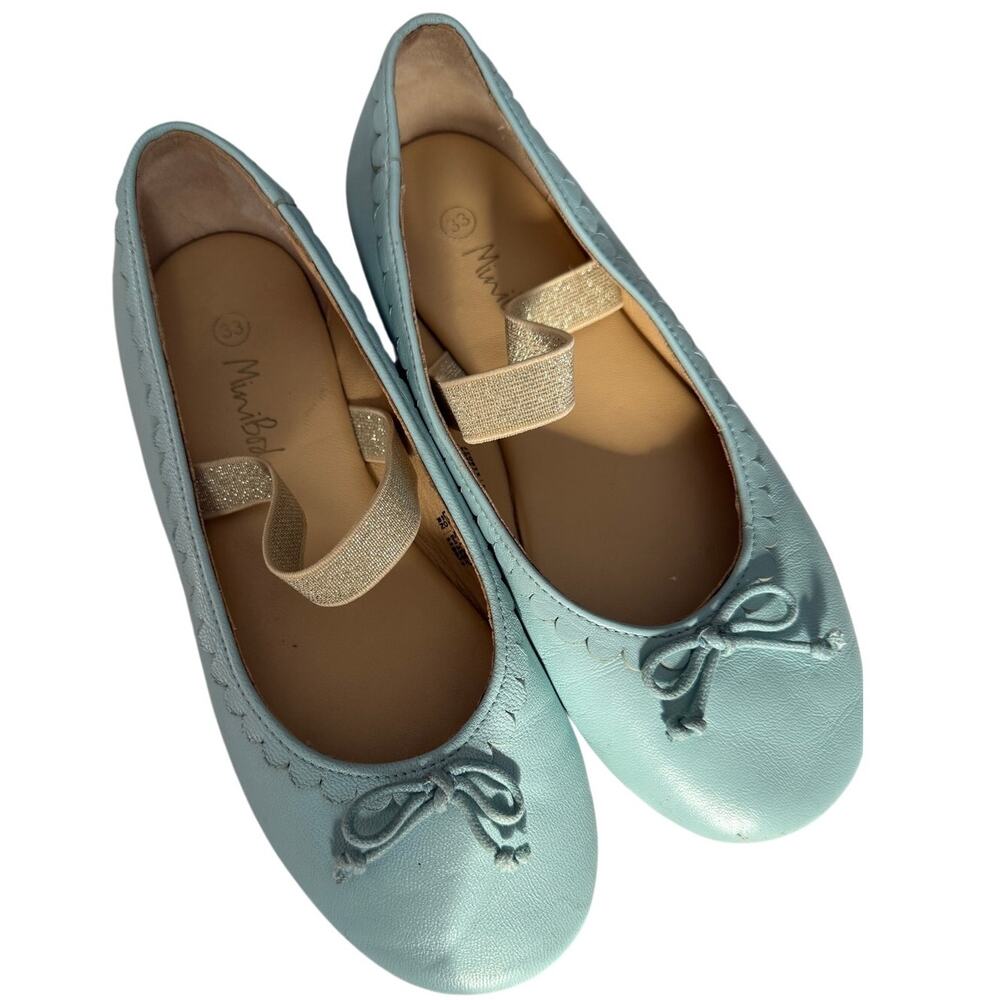 Mini Boden teal blue shoes EU 33 size 1.5